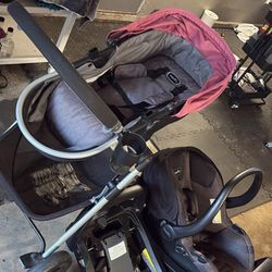 evenflo stroller/car seat/base/bassinet