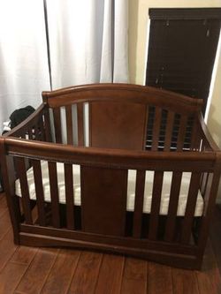 Beautiful Wooden Crib 