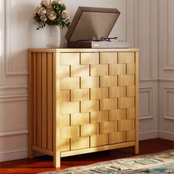 31.5 inch Wood Cabinet with Adjustable Shelves