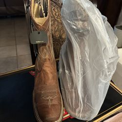 Size 8M Shyanne Woman  Western Boots – Brown Leather (New w/ Tags)