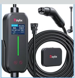 2026 Upgraded Level 1&2 Portable EV Charger, 8-16Amp Adjustable Current & Timer