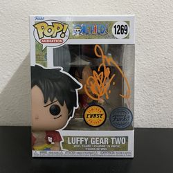 JSA Signed Mayumi Tanaka Funko One Piece Luffy Gear Two (Chase) #1269