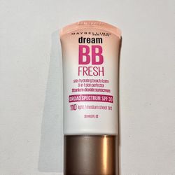 NEW/Sealed Maybelline Dream BB Cream 110 light/medium sheer tint