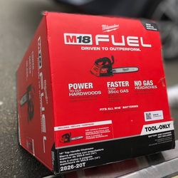 Milwaukee M18 FUEL 14 in. 18V Lithiumu-Ion Brushless Cordless Battery Top Handle Chainsaw (Tool Only)