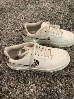 NIKE Women's Women’s AIR FORCE 1 PIXCEL SE SNAKE CV8481-101 US Size 9