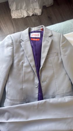Size 10 gray suit