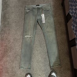 Purple jeans 