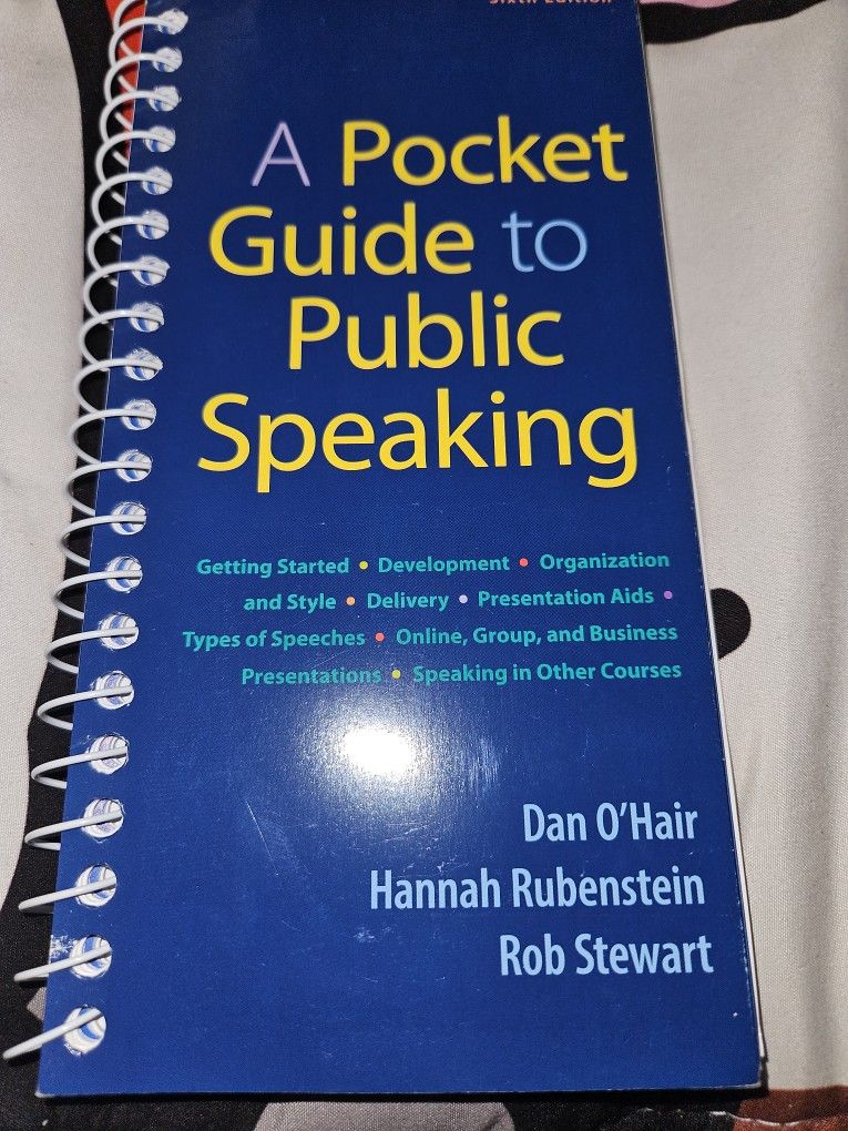 A Pocket Guide To Puplic Speaking