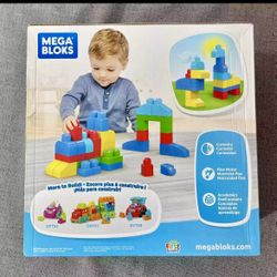 Fisher Price Mega Bloks First Time Builders 40 Pieces Building Toys New in Box