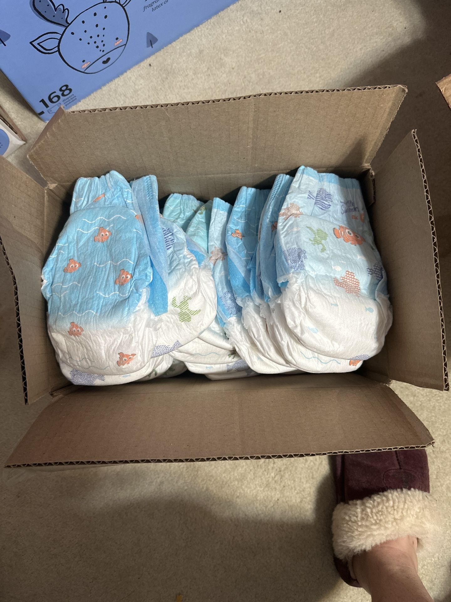 Box Of Huggies Lil Swimmers Diapers