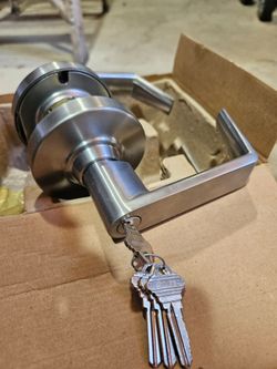 Schlage industrial locking door handles