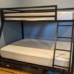 Bunk Bed Twin over Full size (includes only twin mattress)