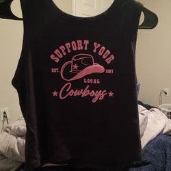 Support Your Local Cowboys Tank Top XL