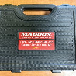 Maddox 11pc. Disc Brake Pad And Caliper Service Tool Kit MF11-1