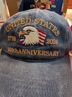 USA's 250th anniversary hat's
