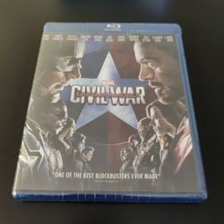 BRAND NEW SEALED Captain America: Civil War (Blu-ray, 2016)