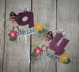 Moana cake toppers