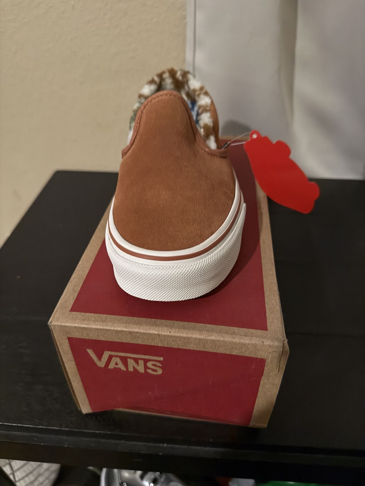 Vans Classic Slip On Mujer-women Size(5) Men Size(3.5)