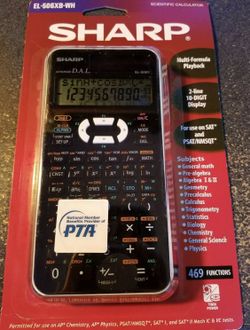 Sharp EL-506xbwh Scientific Calculator.