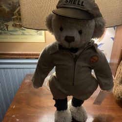 Vintage 1999 1st Edition Dutch Shell Station Plush Bear