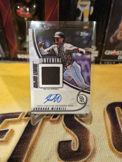 Jackson Merrill - 2025 Topps Major League Material Auto Autograph /50 MLMAR-JM
