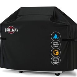 Grillman Grill Covers. Many Sizes. Black 