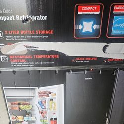GALANZ SINGLE DOOR COMPACT REFRIGERATOR 