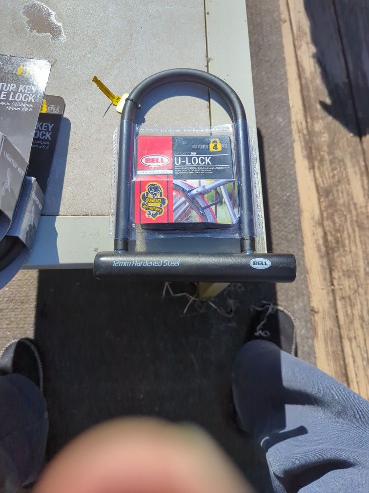 Brand New! Bell 12mm Harden Steel U Lock