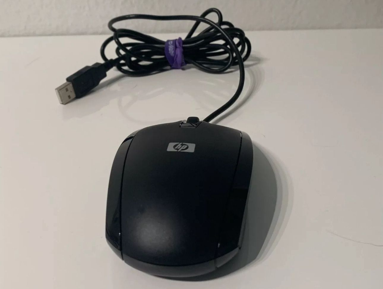 HP Corded Mouse –Wired USB Mouse for Computers and laptops, Right or Left Hand Use.