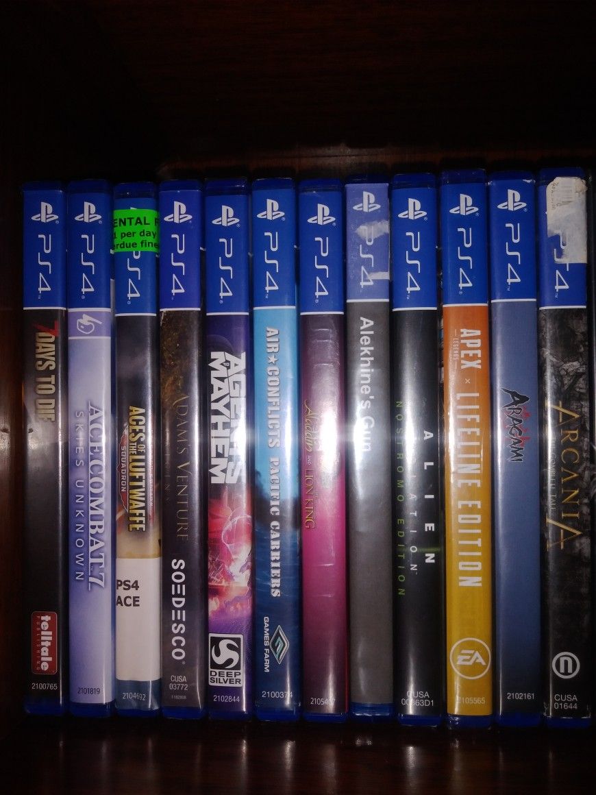 300ish New/Used PS4 Games #1
