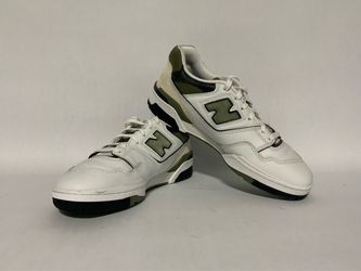 SZ 9.5 New Balance 550 White Dark Olivine