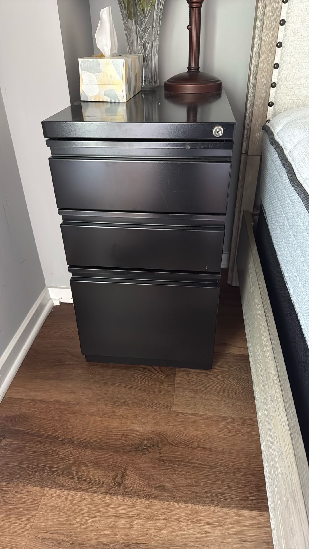 3 Drawer File Cabinet With Lock 