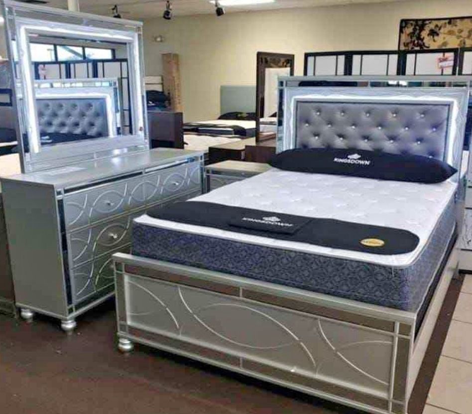 New Bedroom Set In Box 📦 Buy Now Pay Later $39 Down