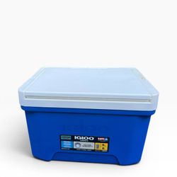 Igloo 13 Can Cool Personal Ice Chest Cooler 9 Quart Used Majestic Blue