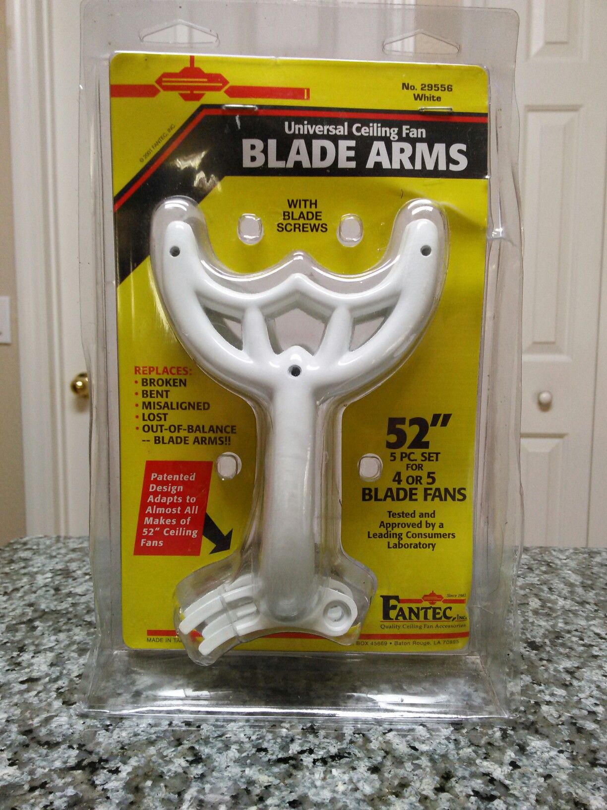 52" Universal Ceiling Fan Blade Arms