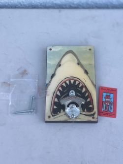 Shark Bottle Opener by Sweet Art Attack, Pop Top Beer Bar Wall Hanger. Location below 31705 CR 54,  Wesley Chapel,  FL 33543 Storage Mart