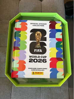 FIFA World Cup 2026 Panini Hard Cover Album with Sticker Tray (No Packs)