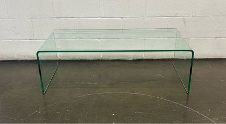 MODERN Tempered GLASS Coffee TABLE 👀 (please read description )