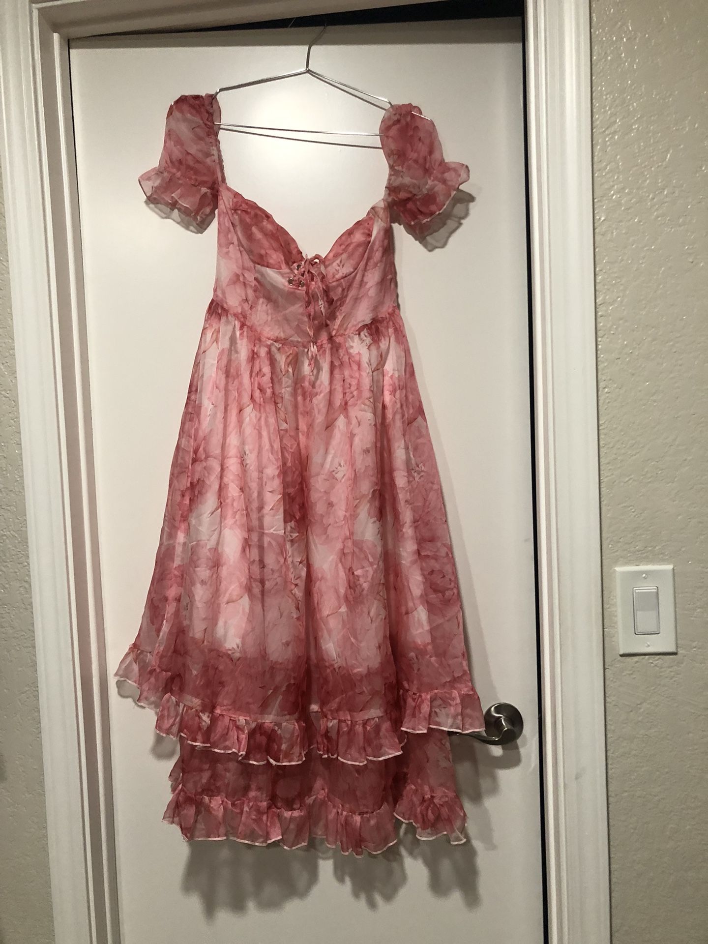Pink Frilly Dress