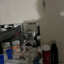 bluetooth vanity desk mirror