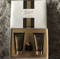 New Gucci body lotion perfume set