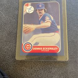 Baseball Card Dennis Eckersley