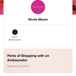 Avon Ambassador 