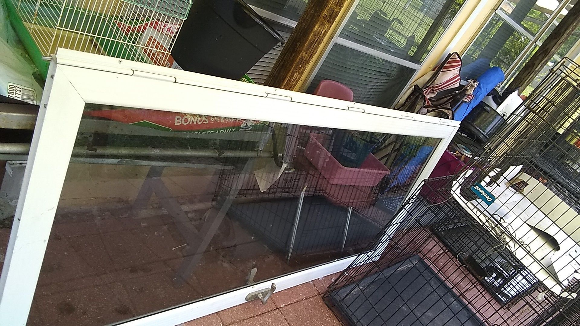 Glass door