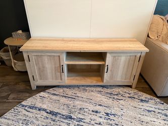 TV Stand, White Oak