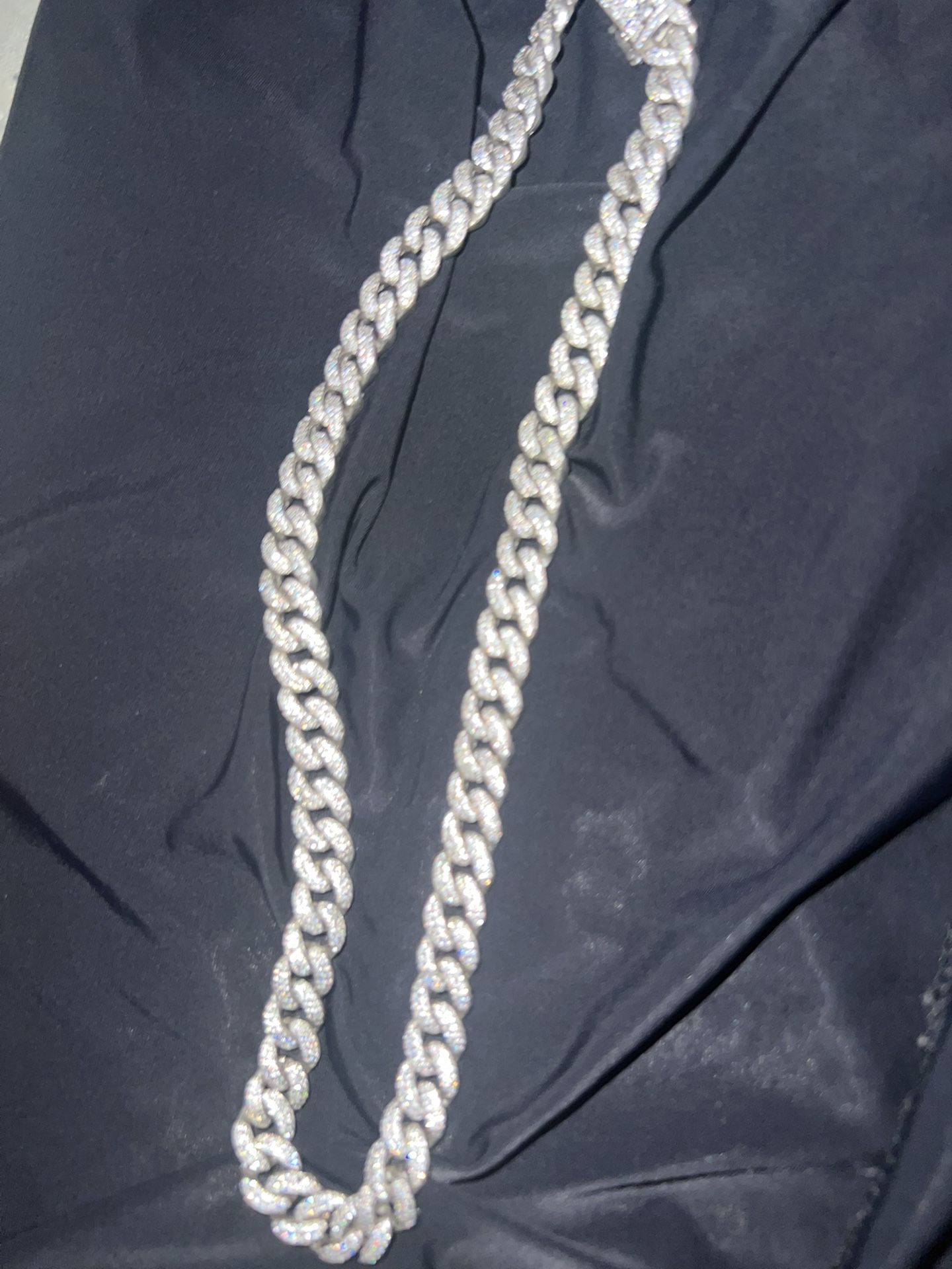 925 silver cuban link chain