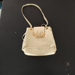Gold Elephant Purse 