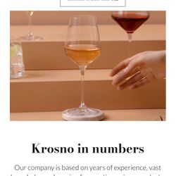 Glassware set (Krosno)