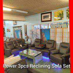 🥰 Power Reclining Sofa Loveseat And Chair Set 