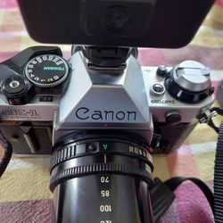 Cannon AE-1 Program Camera, Zoom, & Film